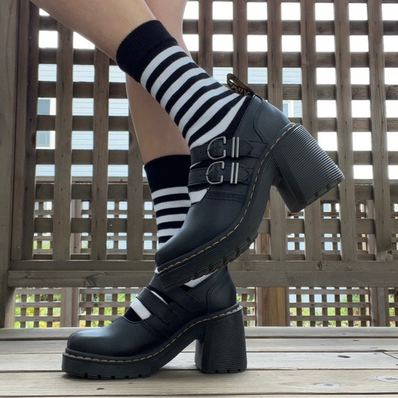 NEW Dr. Martens Platform Heel Mary Jane - Picture 12 of 13